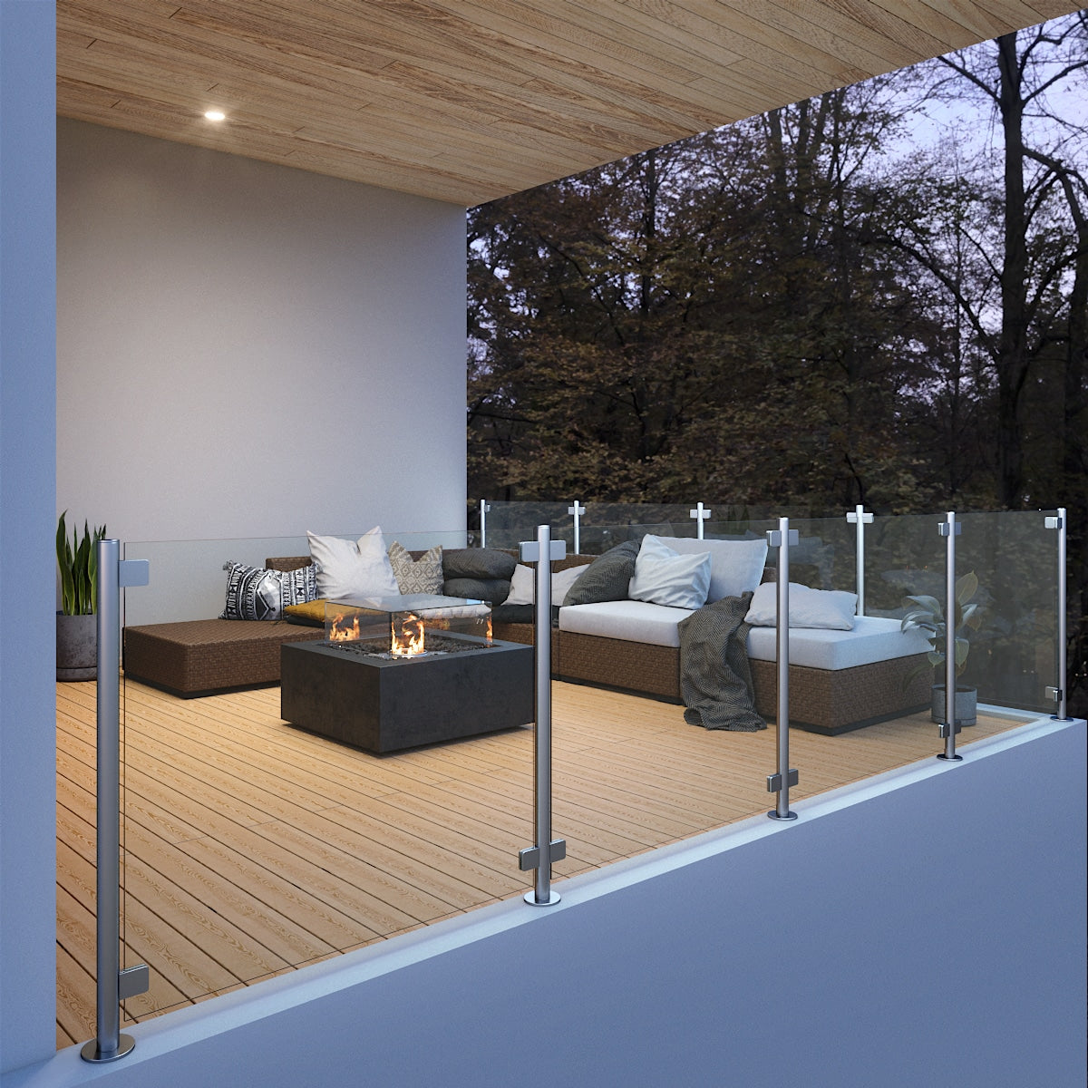 Lasikaide RST-tolpilla