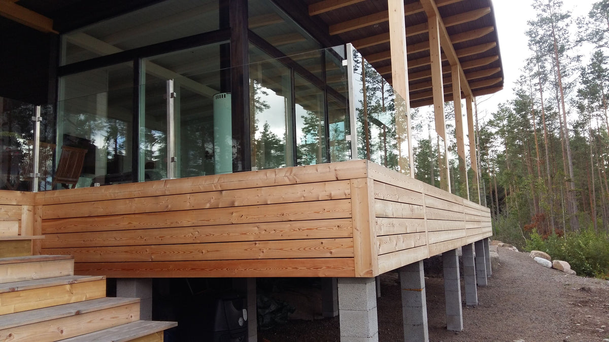 Lasikaide RST-tolpilla