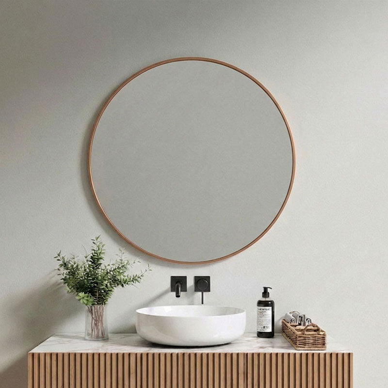 Lato - Pyöreä peili alumiinikehyksellä