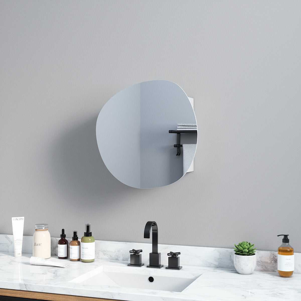 Stone Spegelskåp (50 cm)