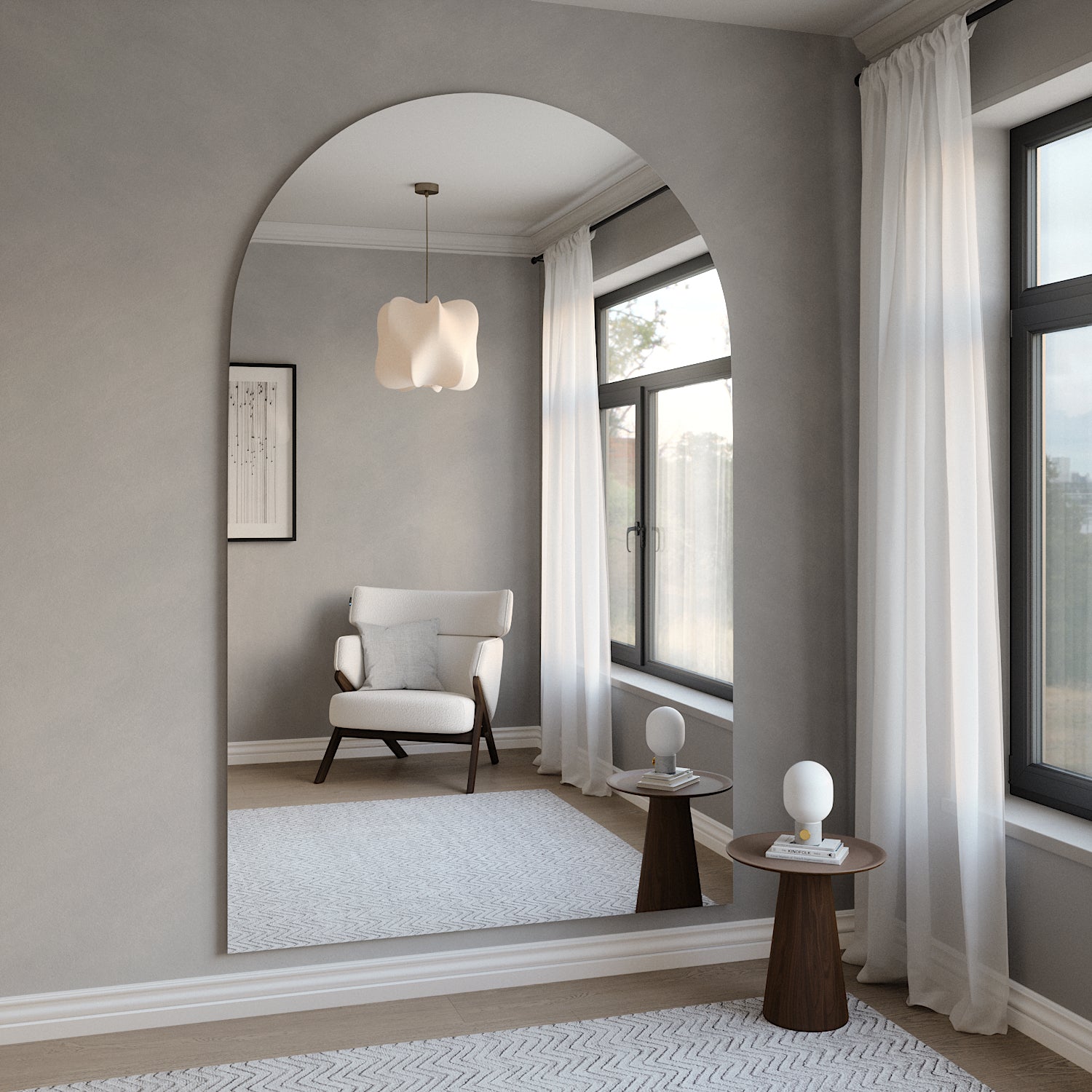 Kaari - Extra großer Arch-Spiegel (150x215 cm)