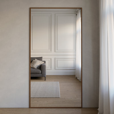 Slimline - Extra Stor Fullängdsspegel Med Alram (110x210 cm)