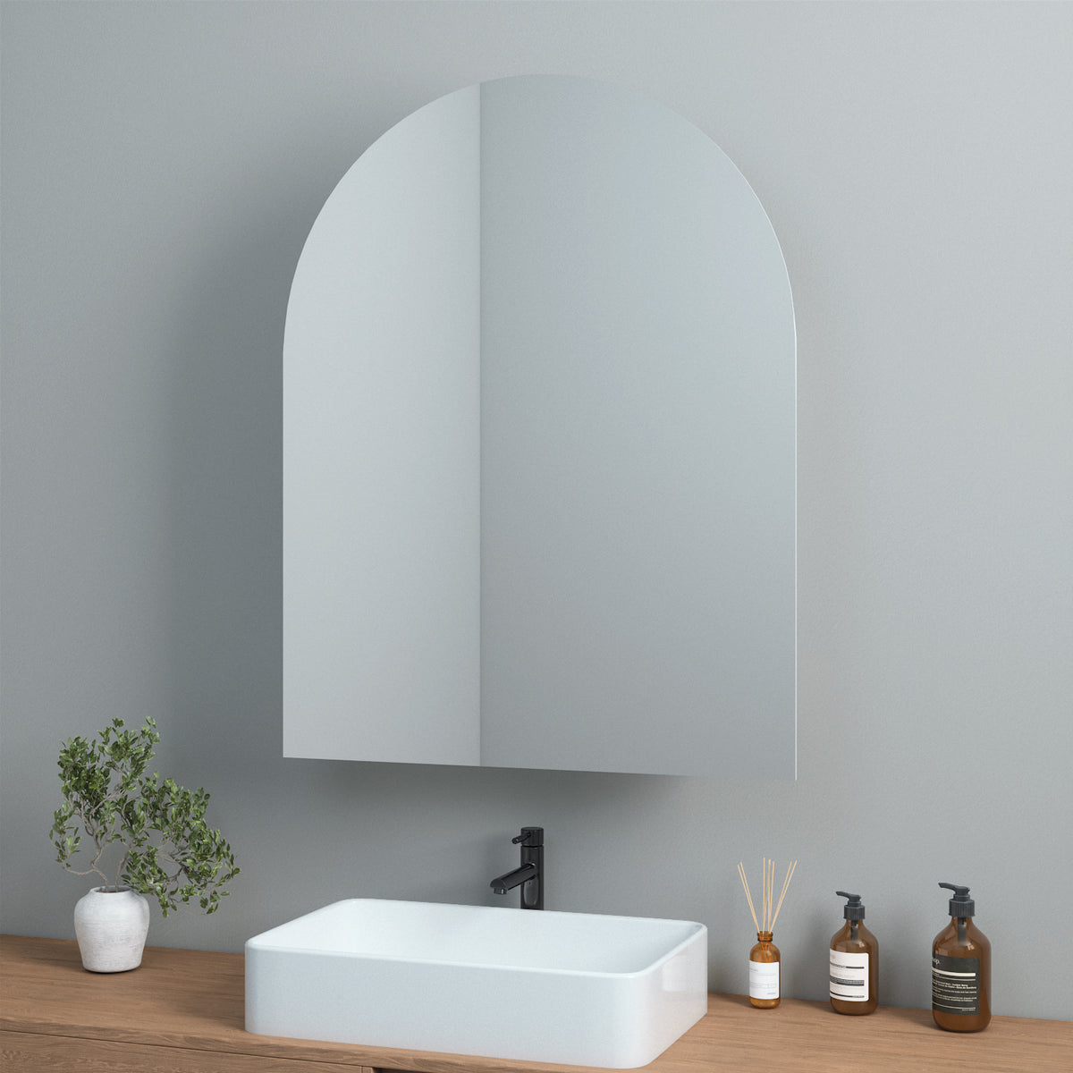 Peilikaappi Kaari-peilillä (60 cm)