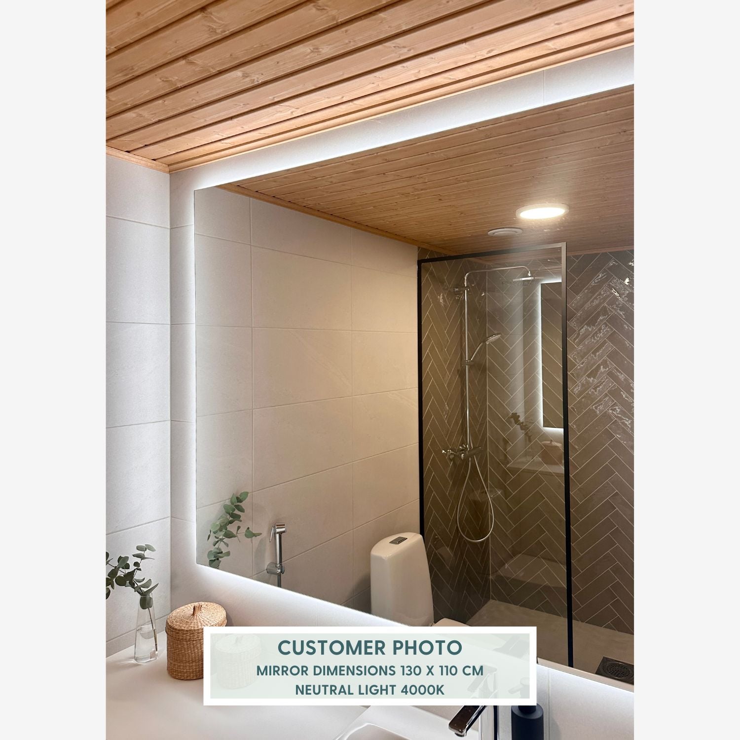 Valopeili – Neliskulmainen (80x60cm)