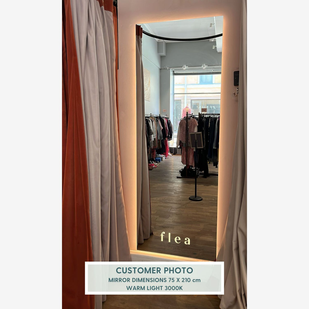 Oma logo ja/tai slogan peiliin