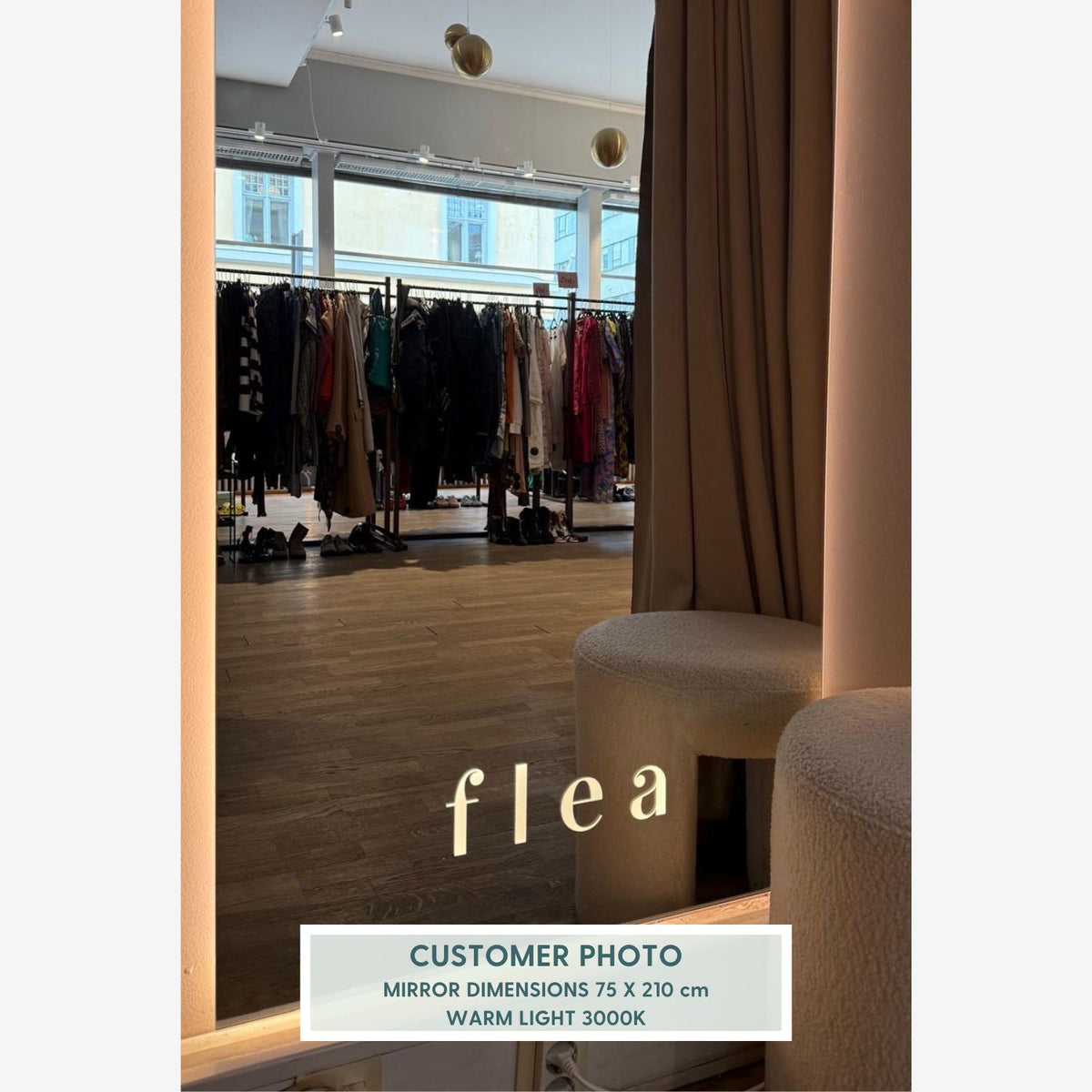 Oma logo ja/tai slogan peiliin