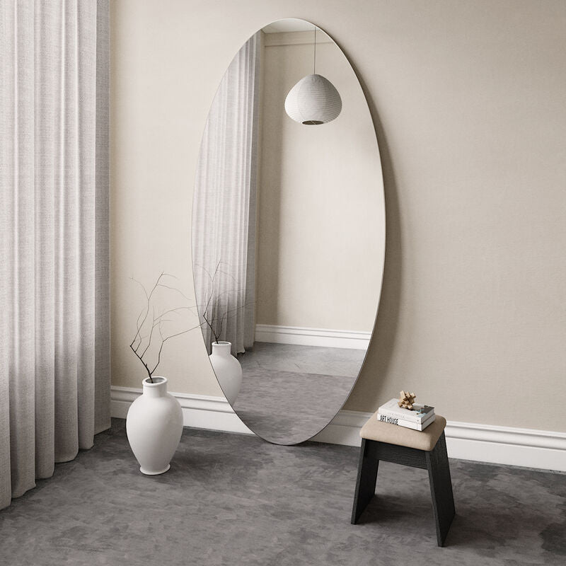 Large Full Length Oval Mirror (90x190cm)
