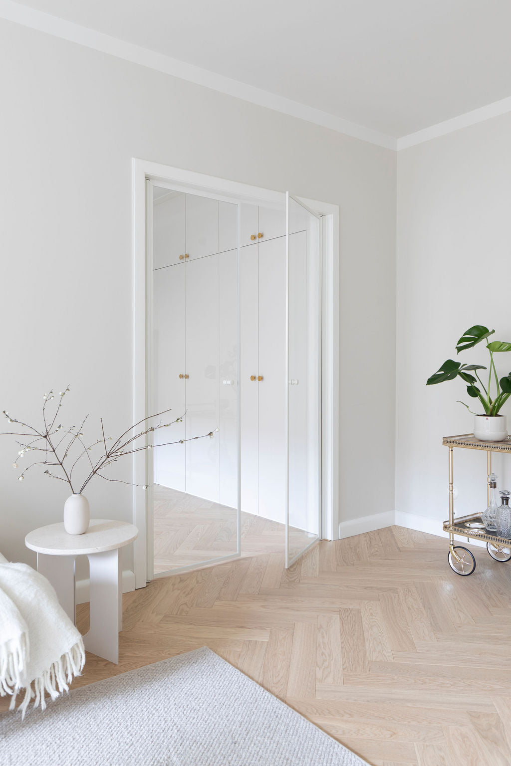 Frame Selkä – pariovi saranoilla