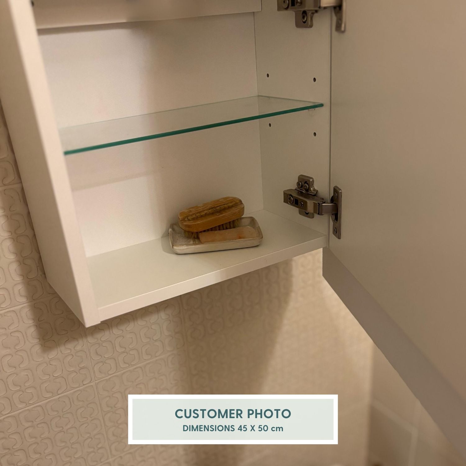 Peilikaappi Kivi-peilillä (70 cm)