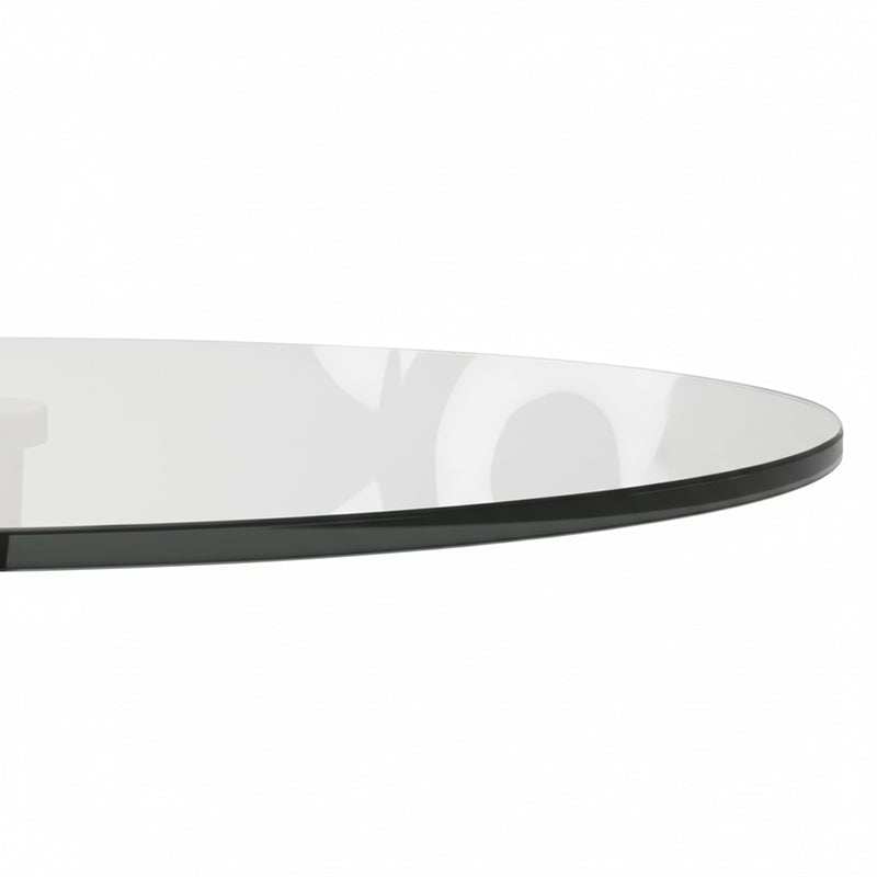 Pyöreä pöydän lasi