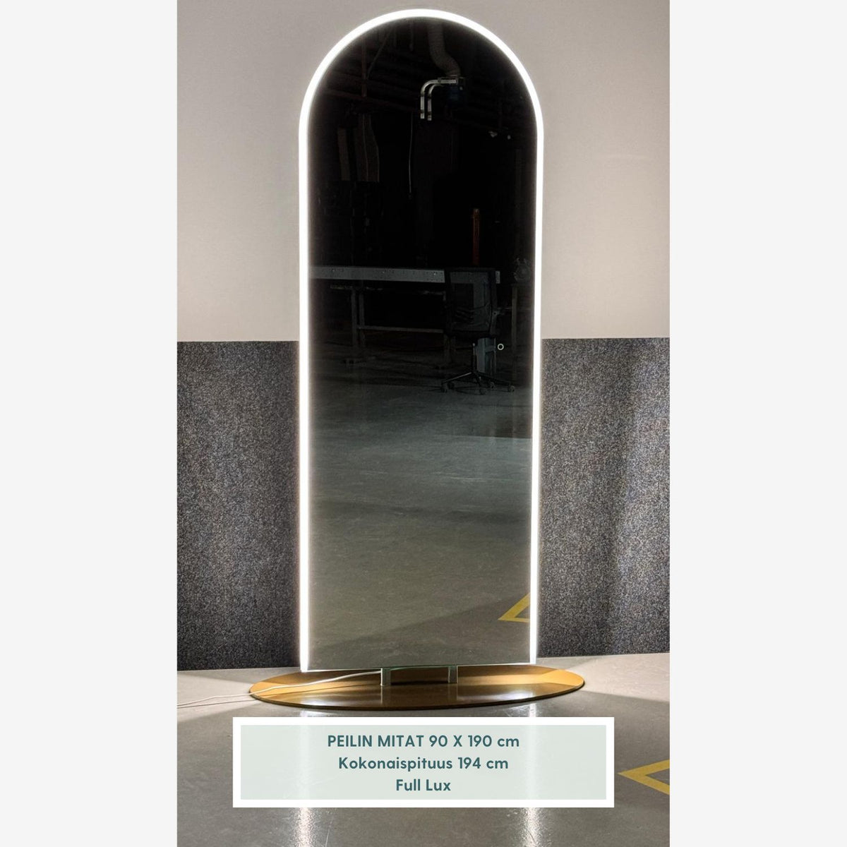 Kampaamopeili - Kaari (90x190 cm)