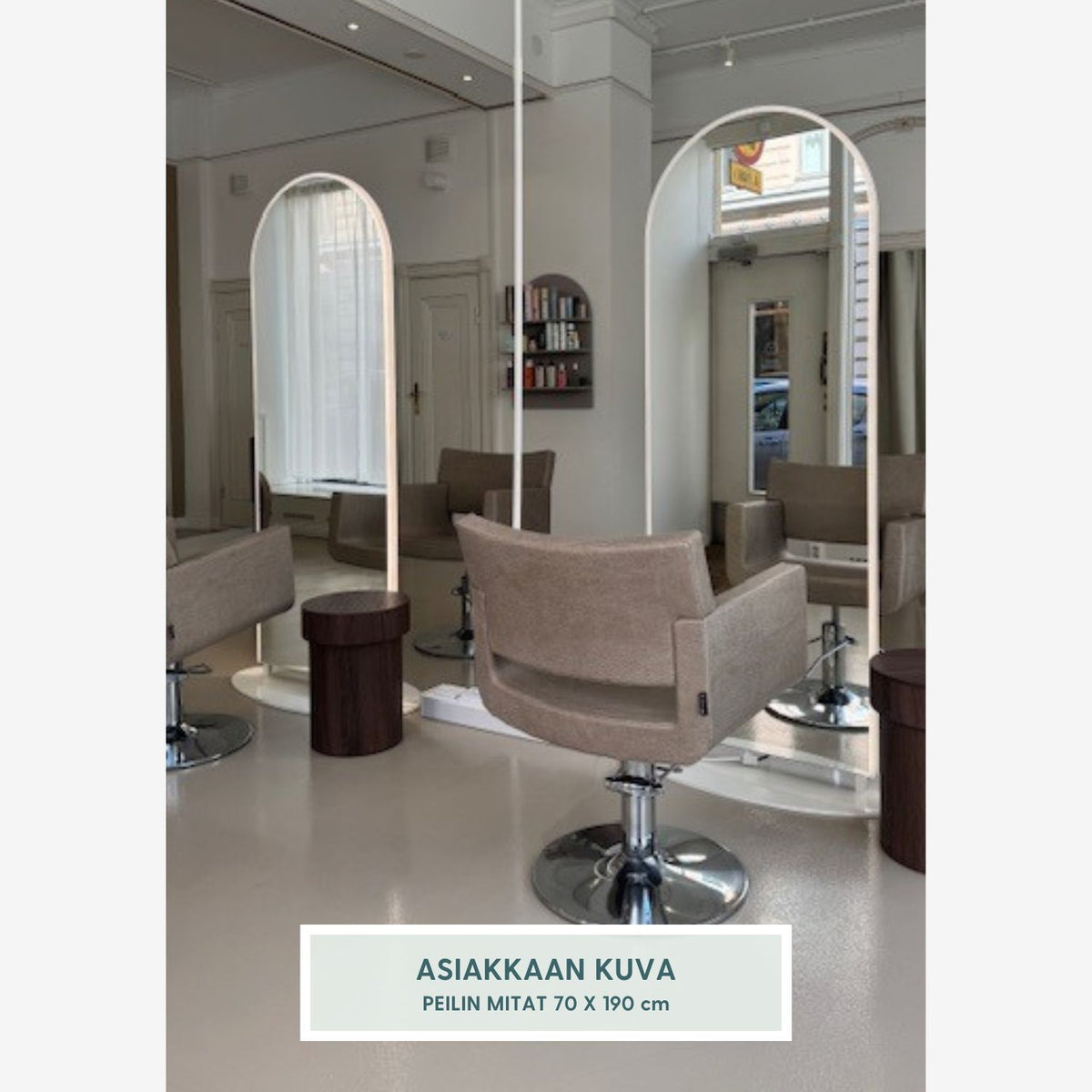 Kampaamopeili - Kaari (90x190 cm)