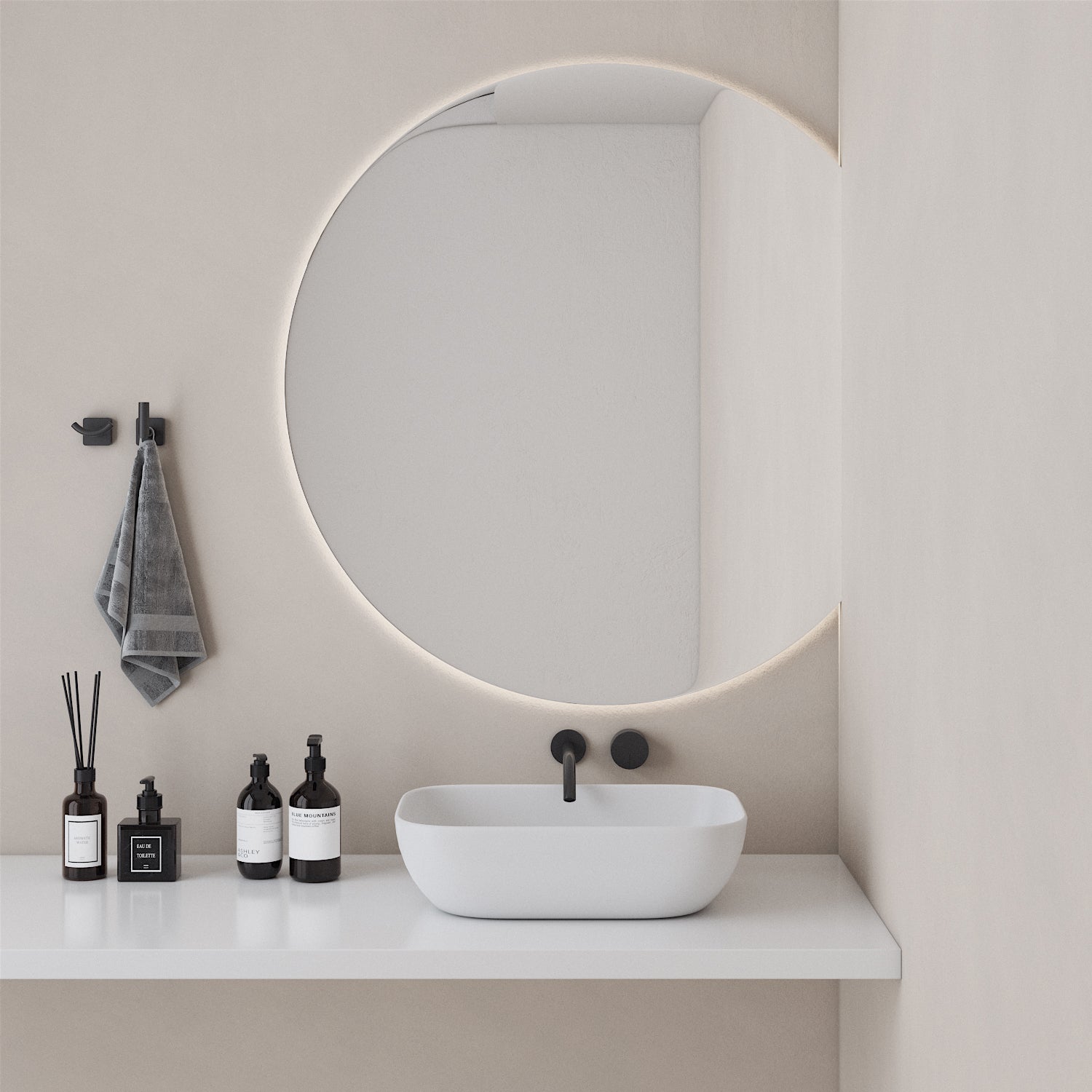 Lichtspiegel Mit Besonderer Form (88x110cm)