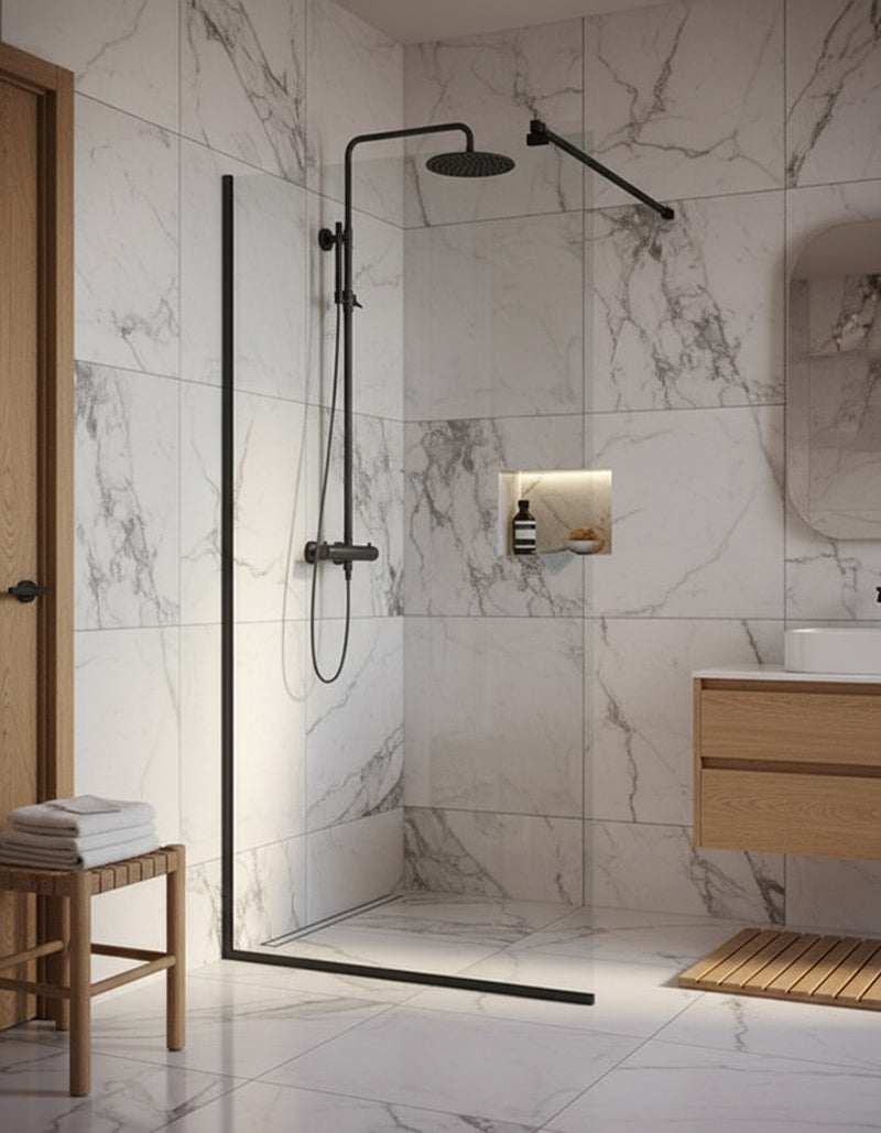 Suvanto - kiinteä suihkuseinä