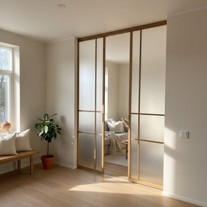 Tammi Signature lasiseinä liukuovella