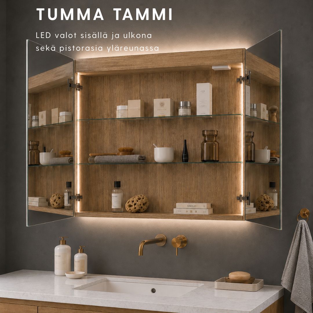 Peilikaappi Paasi mittatilauksena