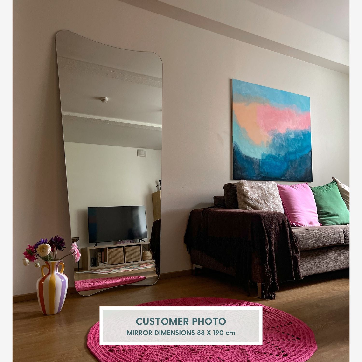 Vintage-lattiapeili (88x190cm)