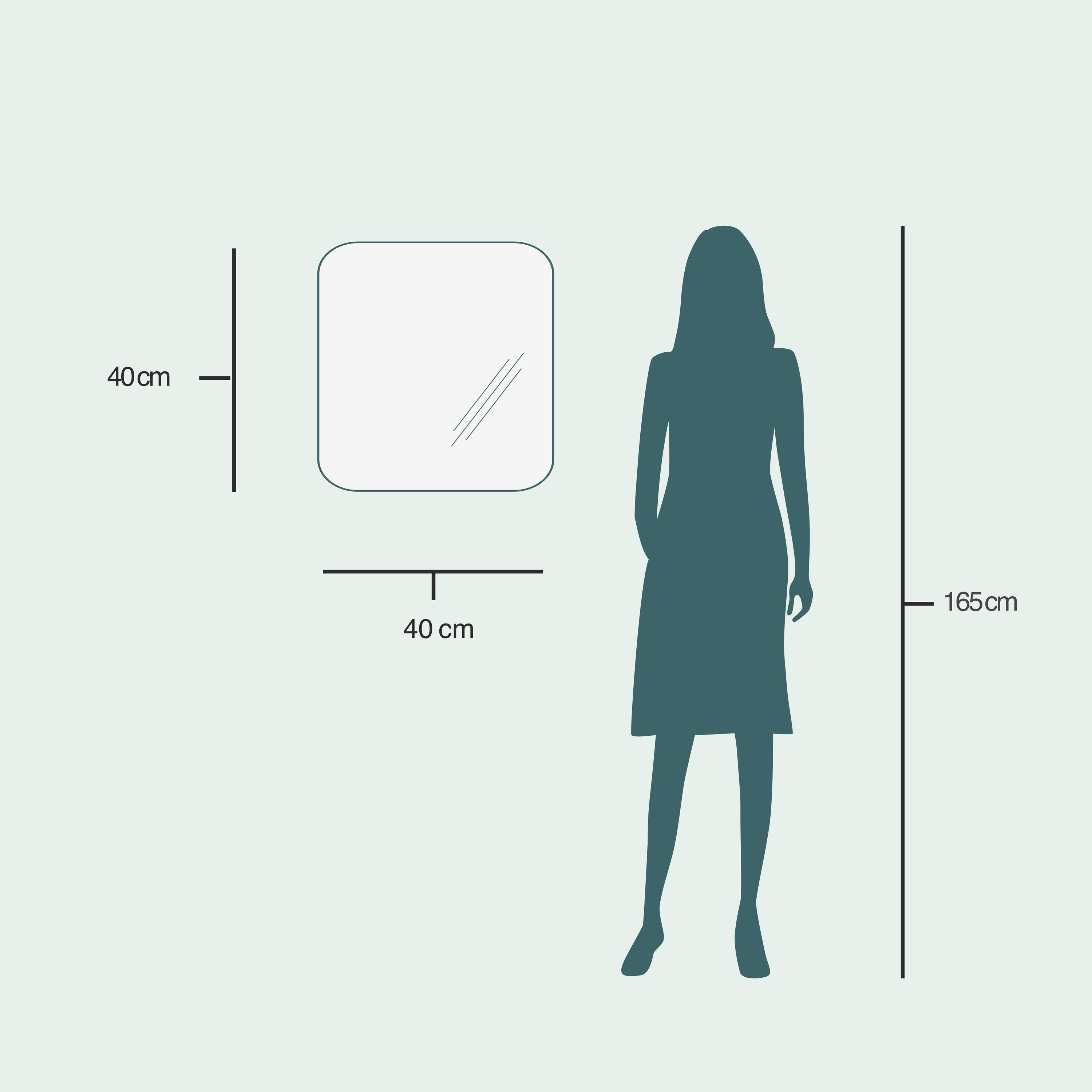 Aava-peili (40x40 cm)