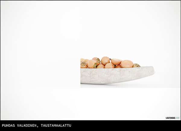 Puhdas valkoinen, taustamaalattu