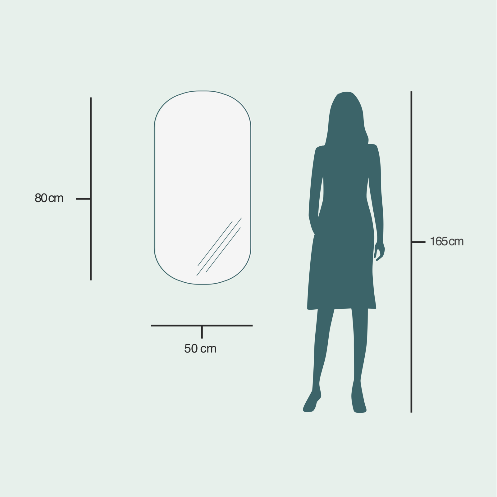 Puro-peili (50x80 cm)