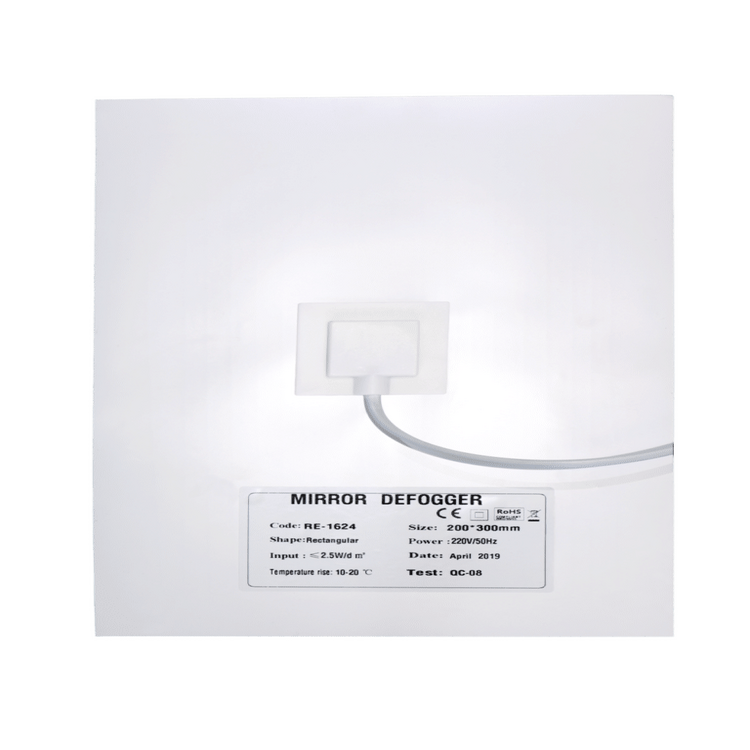 Huurteenpoisto asennettuna peiliin (soveltuu ainoastaan yhdessä kytkentätapojen 1 ja 4 kanssa)