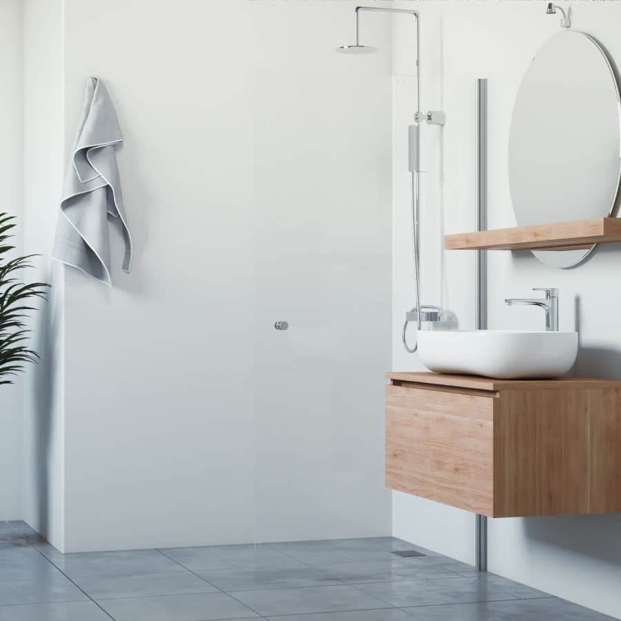 Tyrsky - kääntyvä suihkuseinä pitkällä saranalla