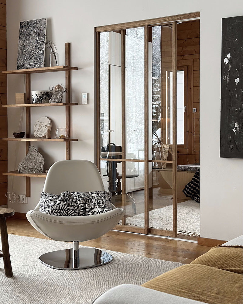 Tammi Signature lasiseinä liukuovella